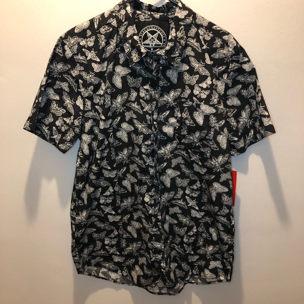 Blackcraft Cult Moth Button Down